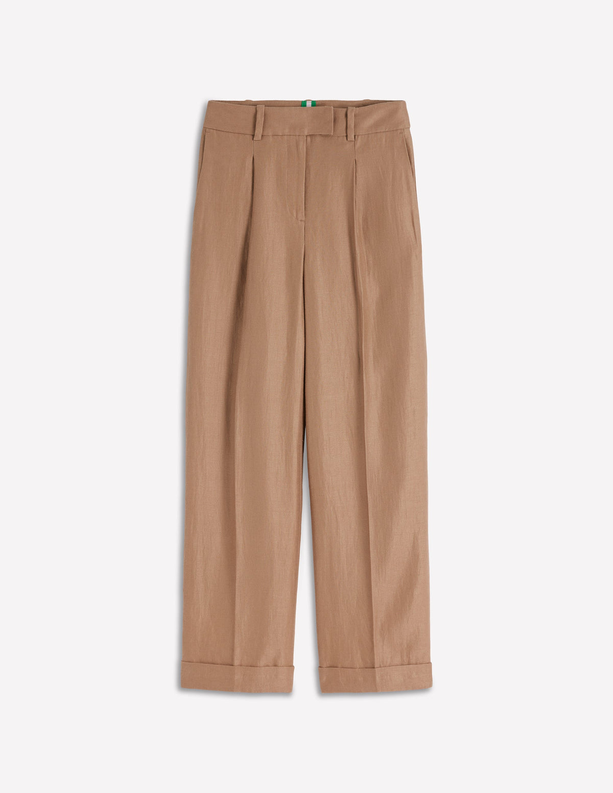 Chiswick Leinenhose mit verkürztem Schnitt-Cappuccino - Image 5