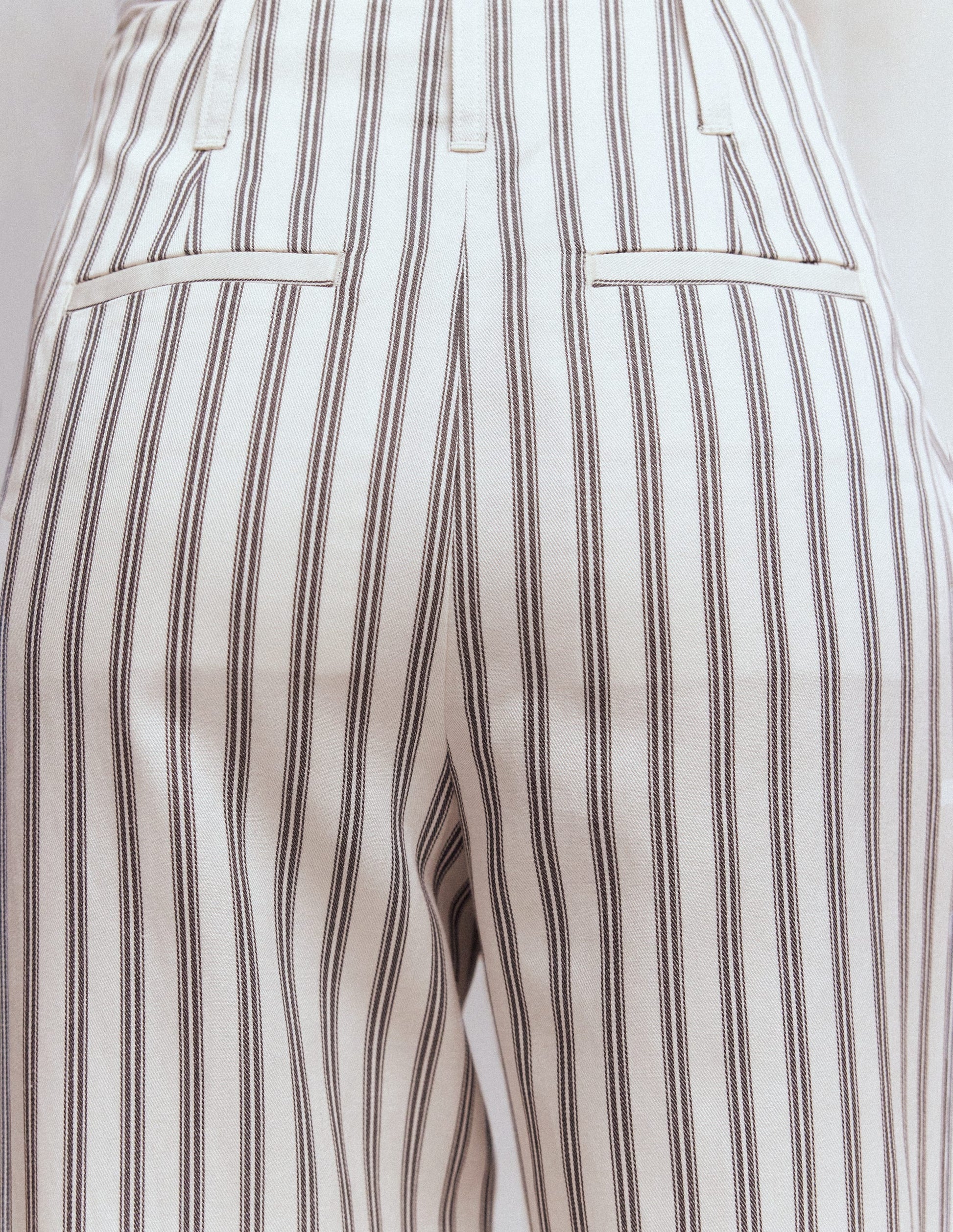 Mayfair Tailored Trousers-Ivory, Navy Stripe-2