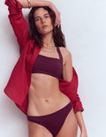 Klassische Bikinihose-Schokobeere