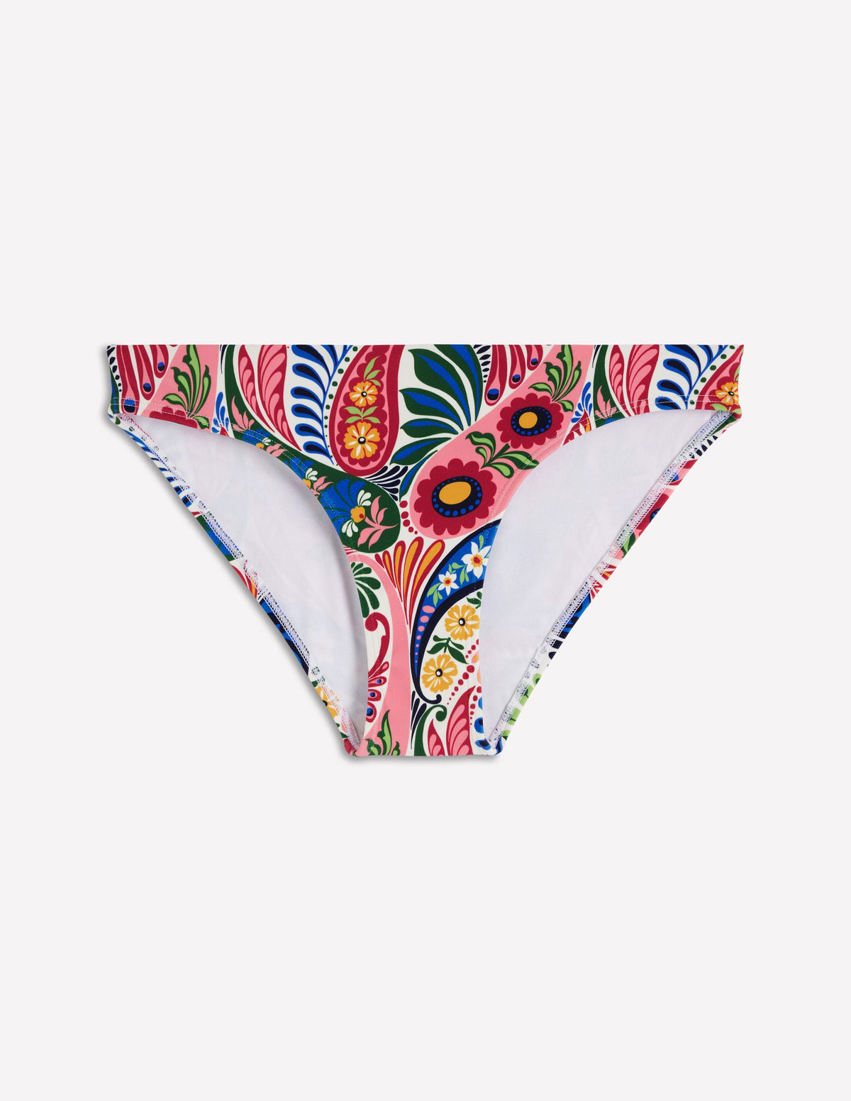 Klassische Bikinihose-Bunt, Verwunschenes Paisleymuster-6