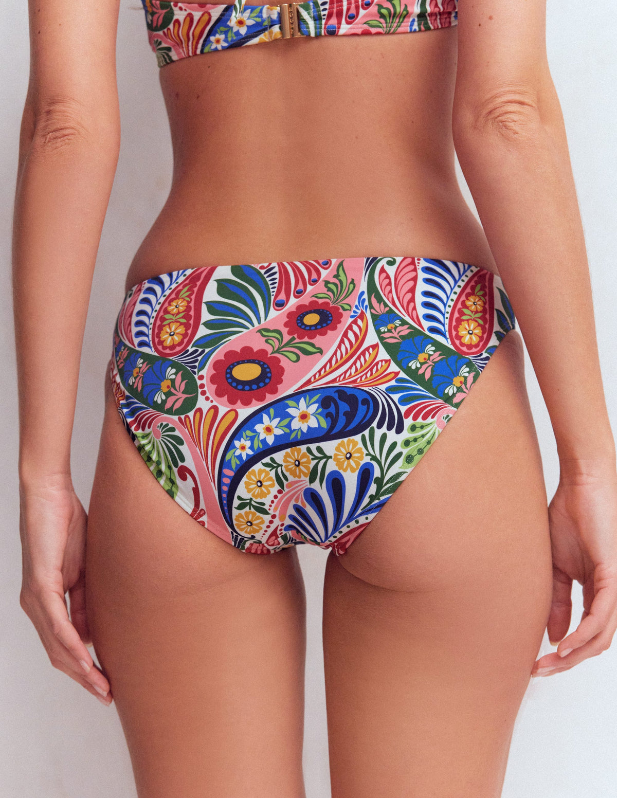 Klassische Bikinihose-Bunt, Verwunschenes Paisleymuster - Image 3
