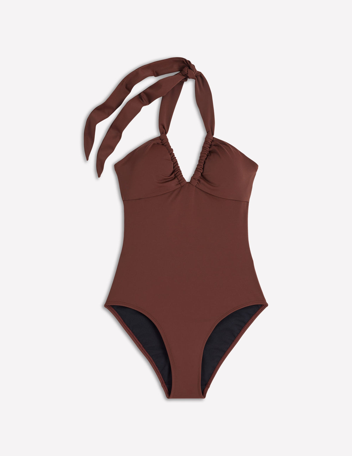 Maillot de bain Minori dos-nu à nœud-Cannelle - Image 5