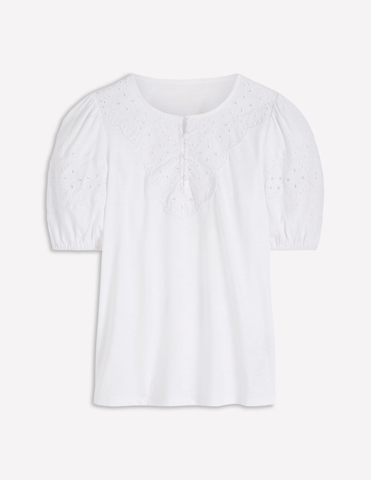 Top Ada à broderie anglaise-Blanc-5
