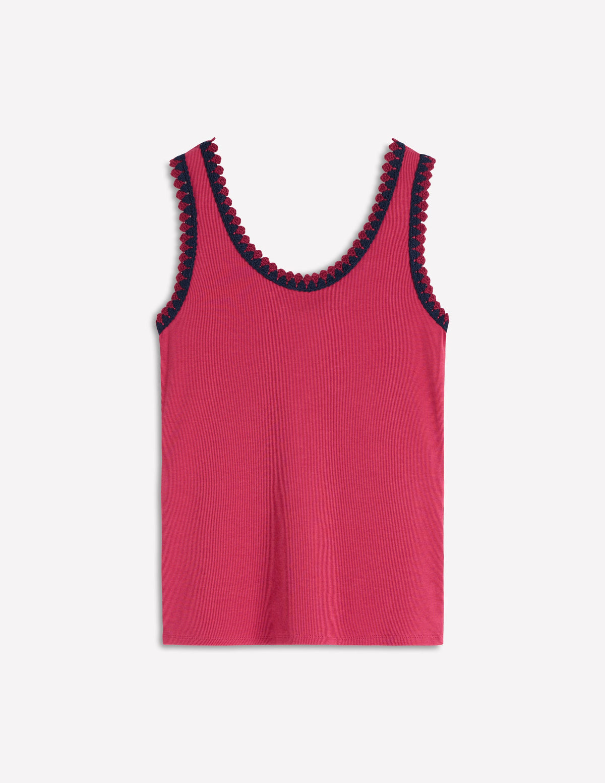 Maddie Top mit Besatz-Terrakotta-Rot - Image 7