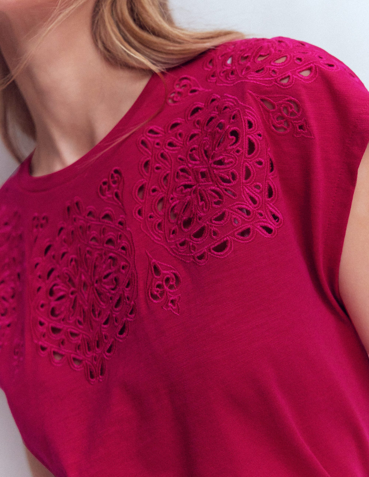 T-shirt Willow à broderie anglaise-Granita-2