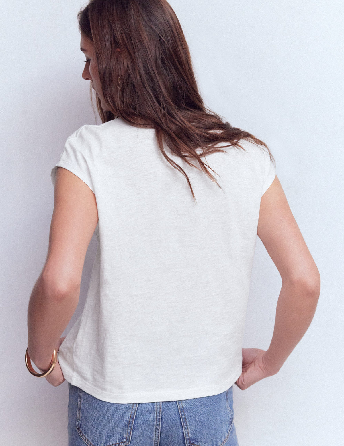 Willow T-Shirt mit Lochstickerei-Strahlendes Weiß - Image 3