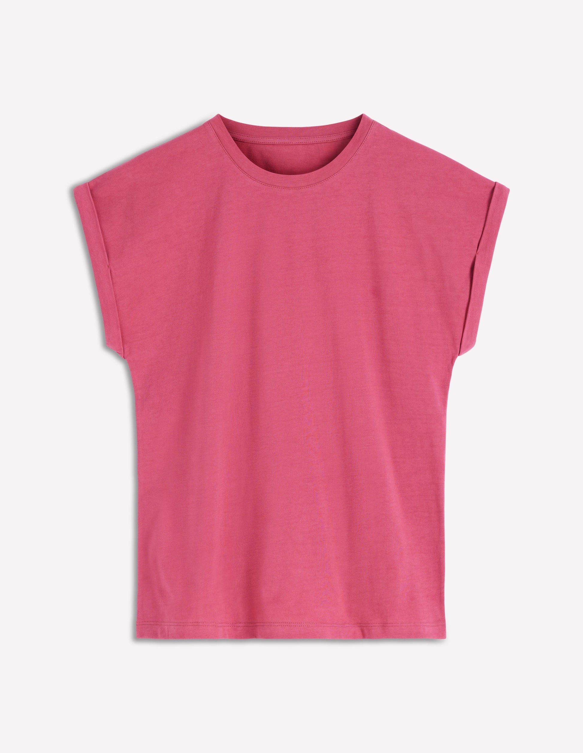 T-Shirt mit Umschlag-Pastellrosa-5