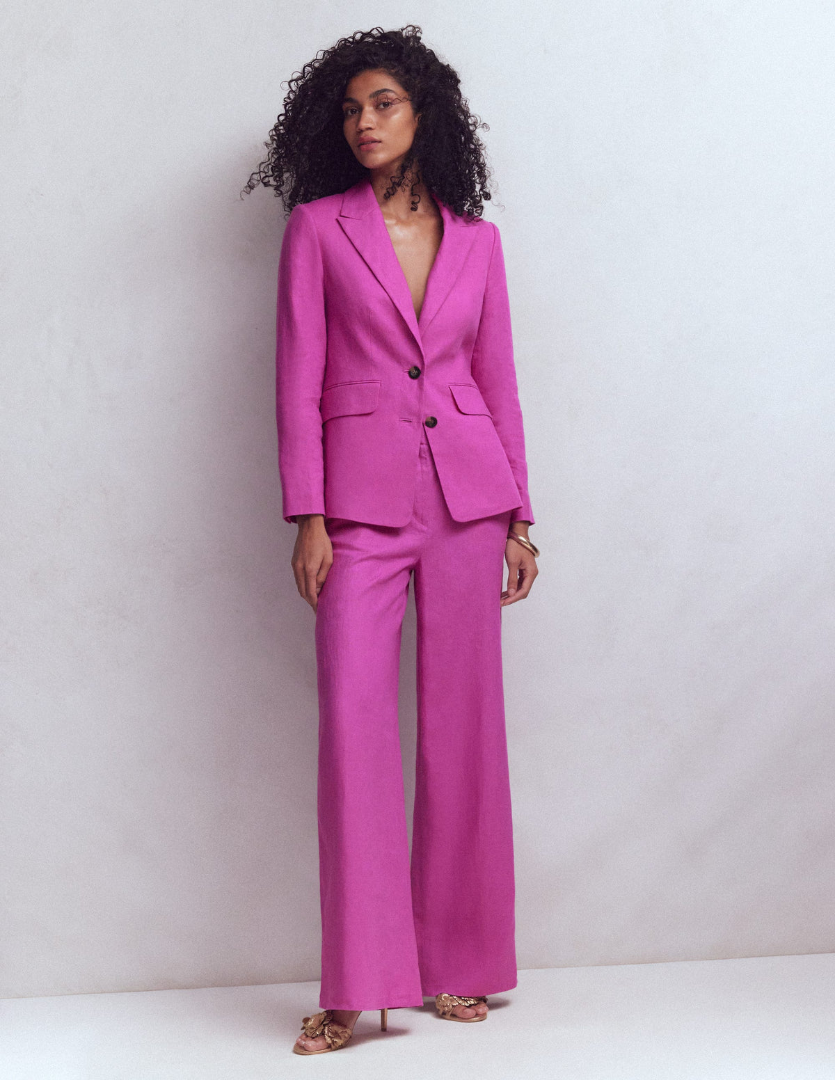 Stamford Leinenblazer-Passionsblume - Image 4