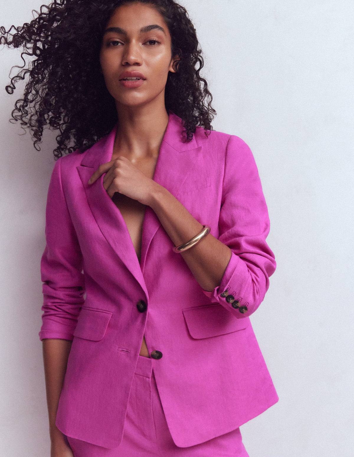 Stamford Leinenblazer-Passionsblume - Image 5