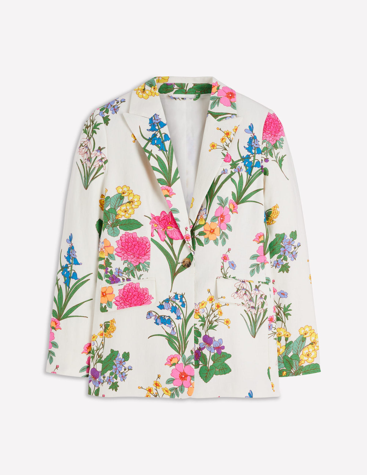 Woodbridge Leinenblazer-Naturweiß, Zarte Blüten - Image 7