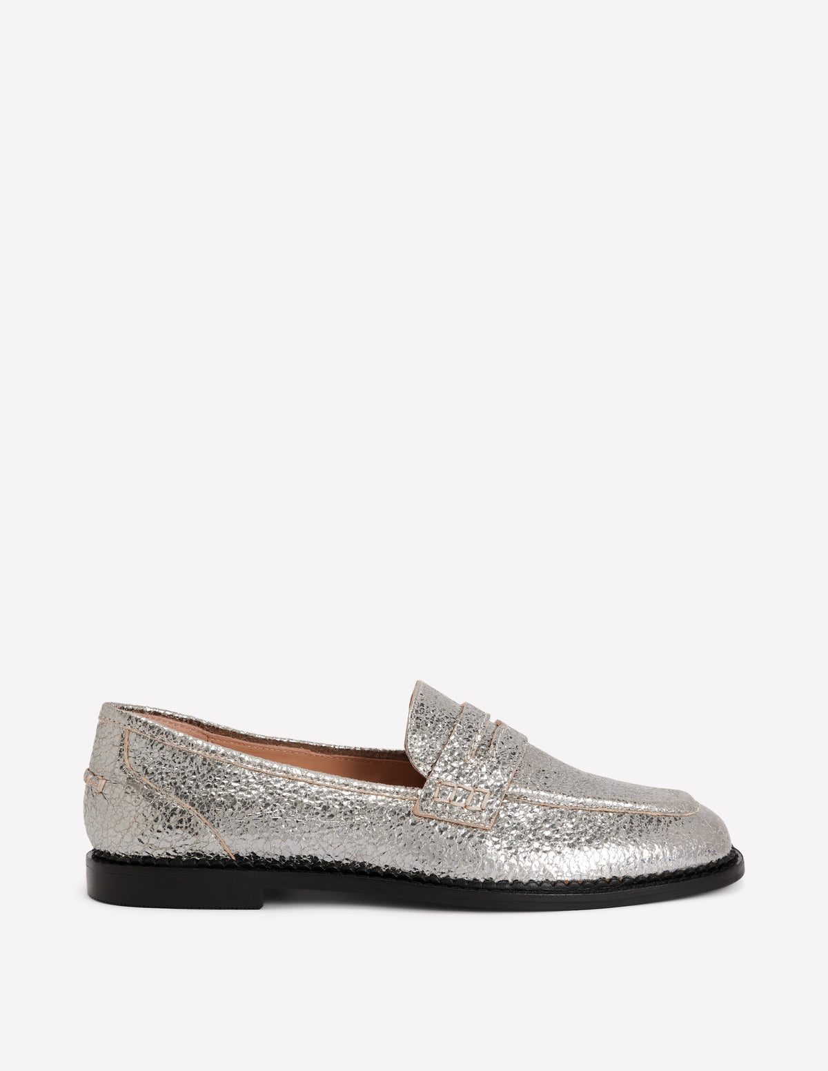 Nya Pennyloafer-Silber-Metallic - Image 1