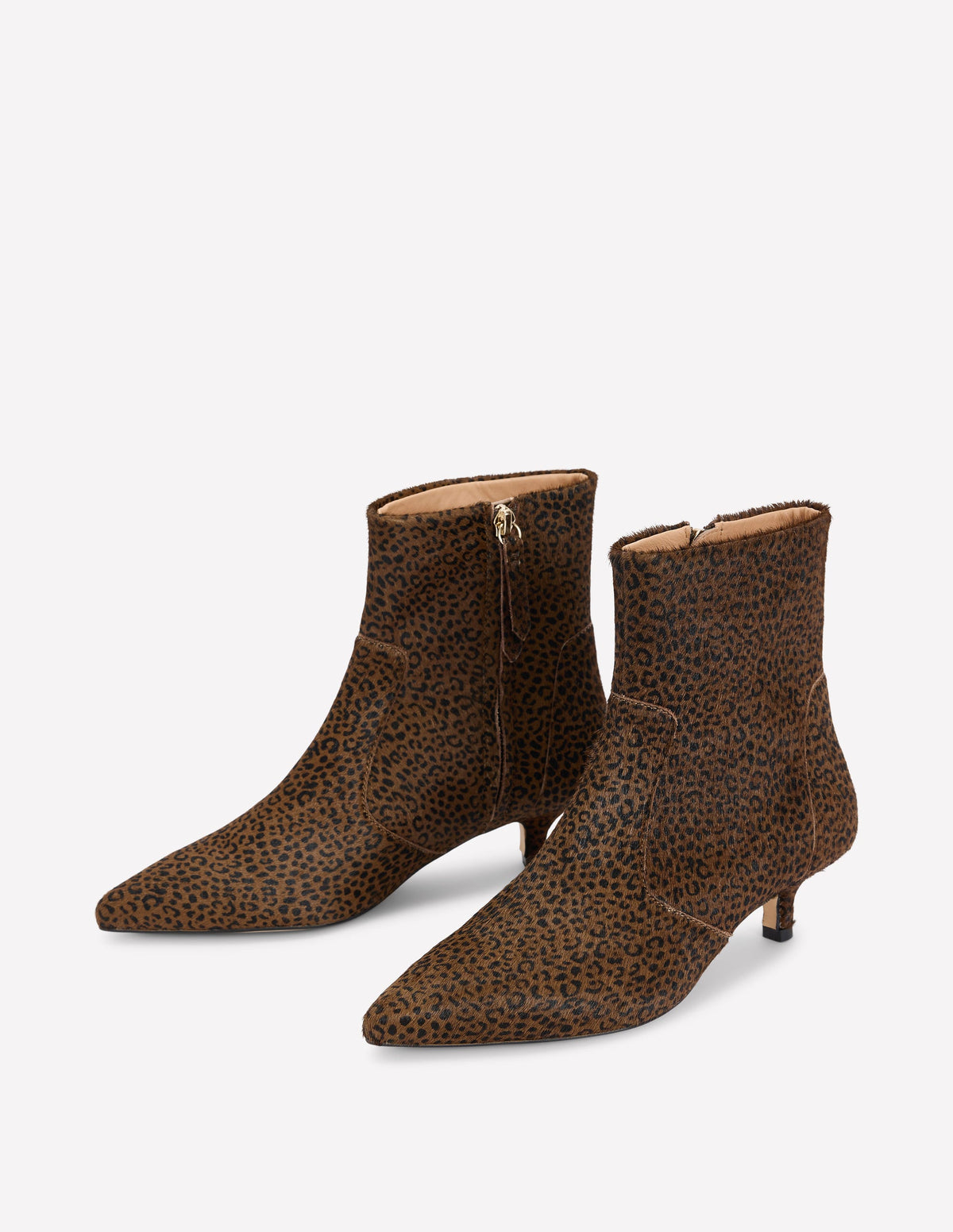 Isobel Stiefeletten mit Kitten-Absatz-Mini Leopardenmuster-3