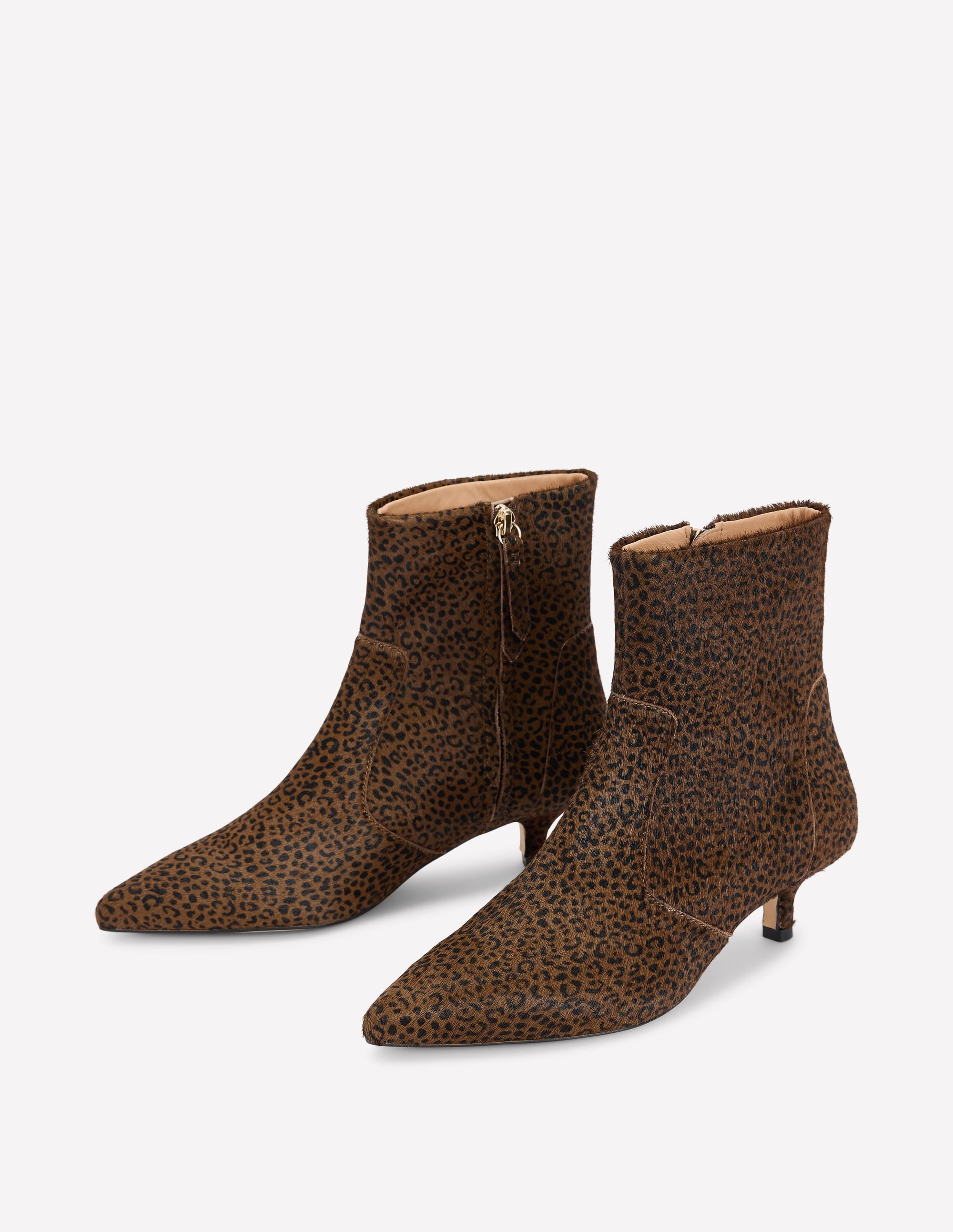 Isobel Stiefeletten mit Kitten-Absatz-Mini Leopardenmuster - Image 3