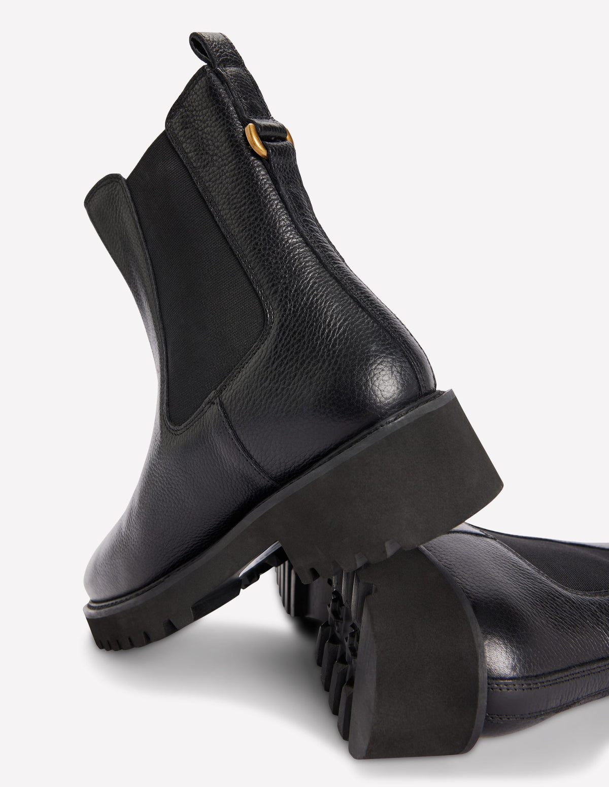 Jessie Chelsea-Stiefel mit breiter Sohle-Schwarz - Image 4