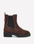 Jessie Chelsea-Stiefel mit breiter Sohle-Schoko