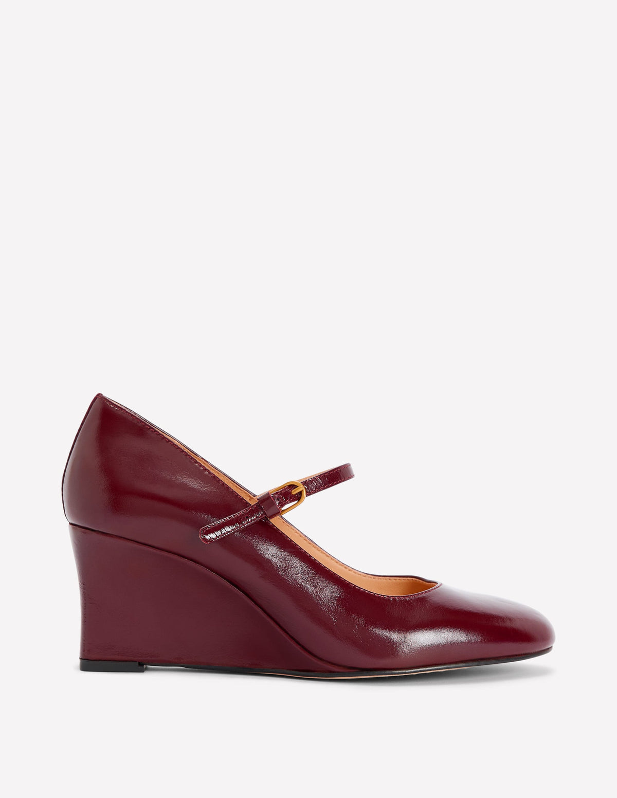 Mary Janes mit Keilabsatz-Oxblood - Image 1