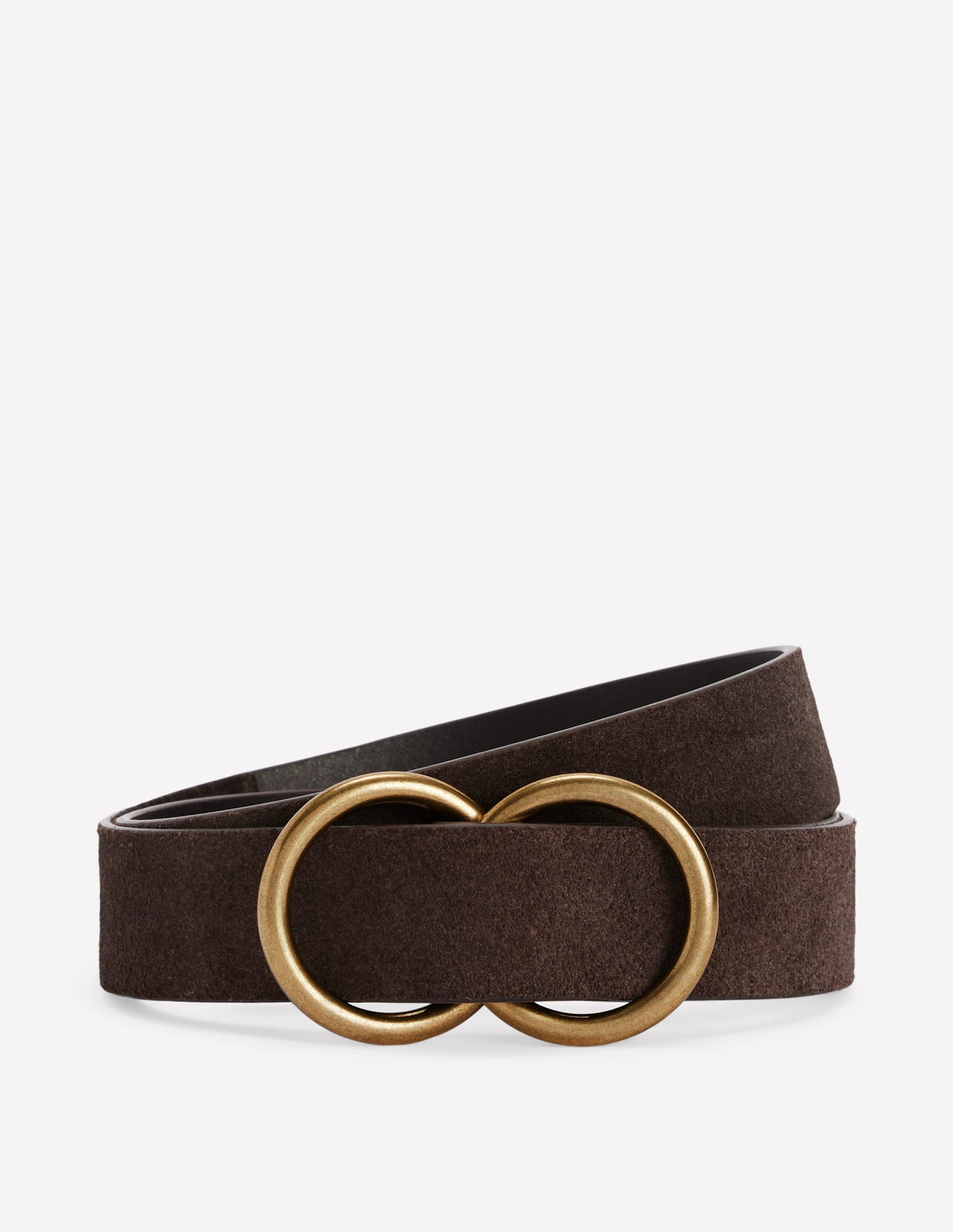 Ceinture à double anneau-Chocolat - Image 1