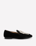 Dinah Verzierte Loafer-Schwarz, Glitzerschleifen