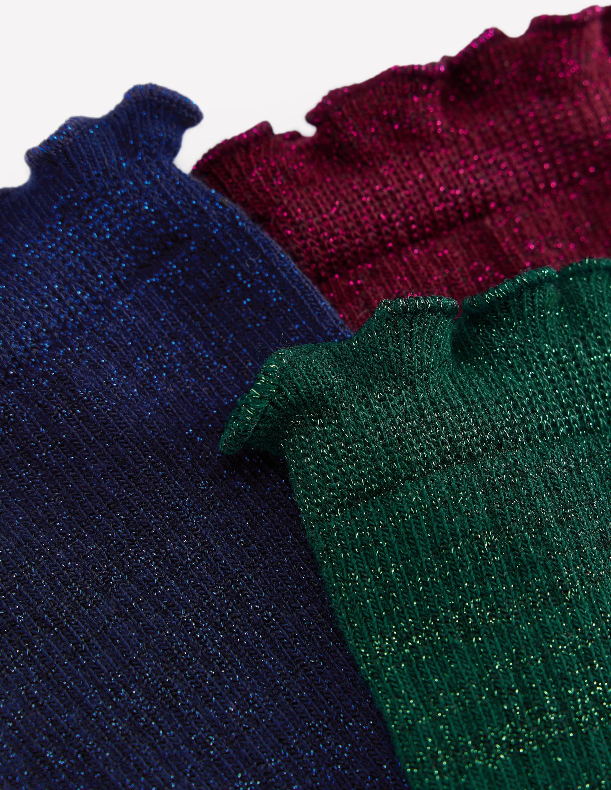 Glitzersocken im 3er-Pack-Bunt-3