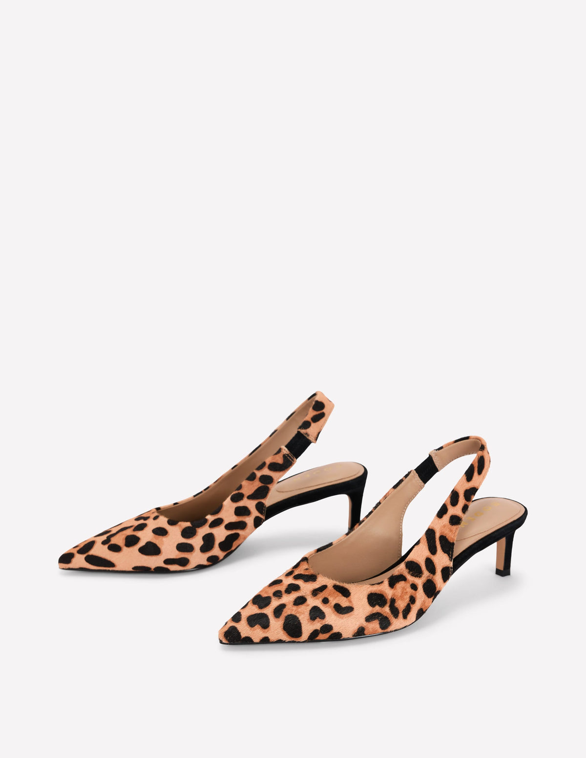 Hope Absatzschuhe mit spitzer Zehenpartie und Fersenriemen-Klassisches Leopardenmuster-3