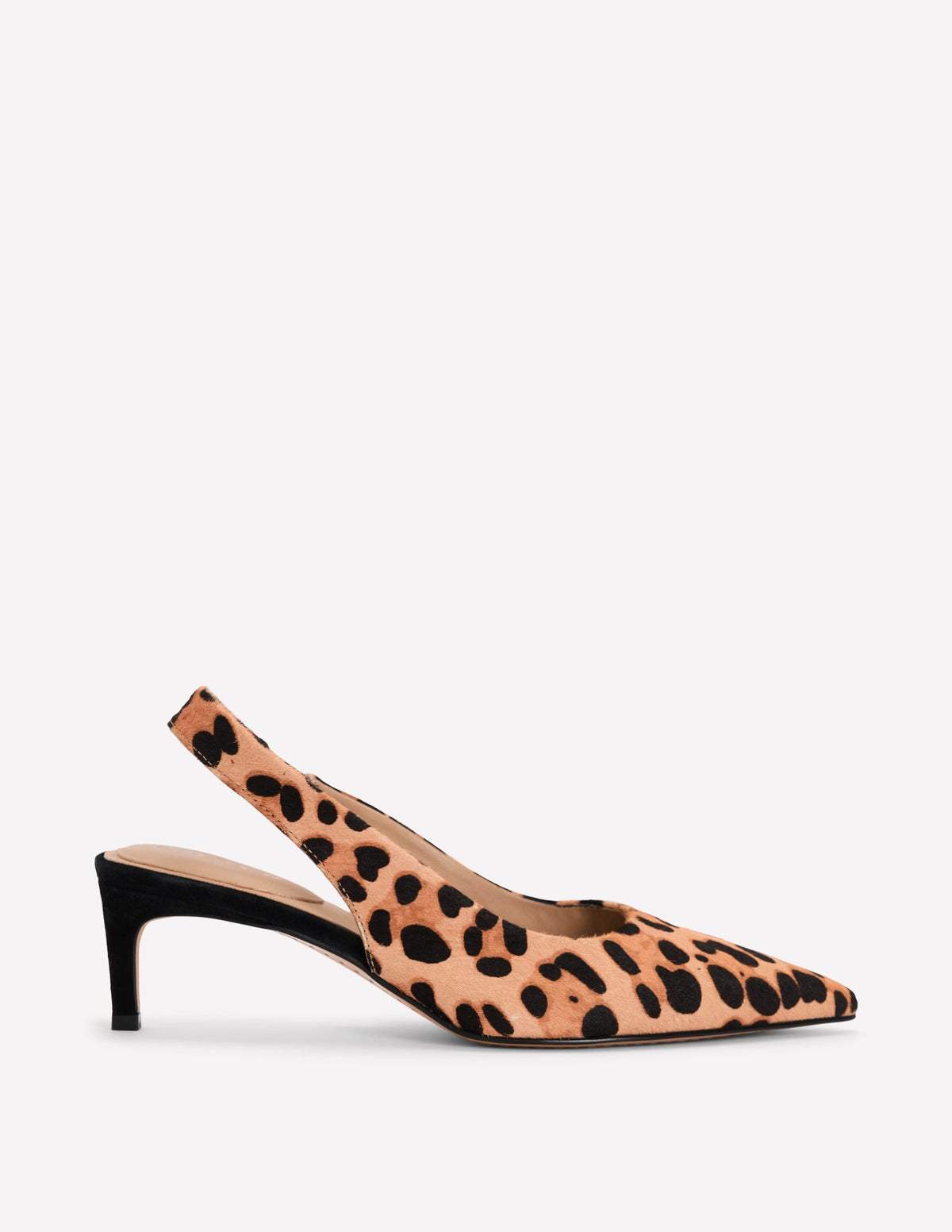 Hope Absatzschuhe mit spitzer Zehenpartie und Fersenriemen-Klassisches Leopardenmuster - Image 1