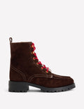 Kuschelige Schnürstiefel-Bitterschokolade