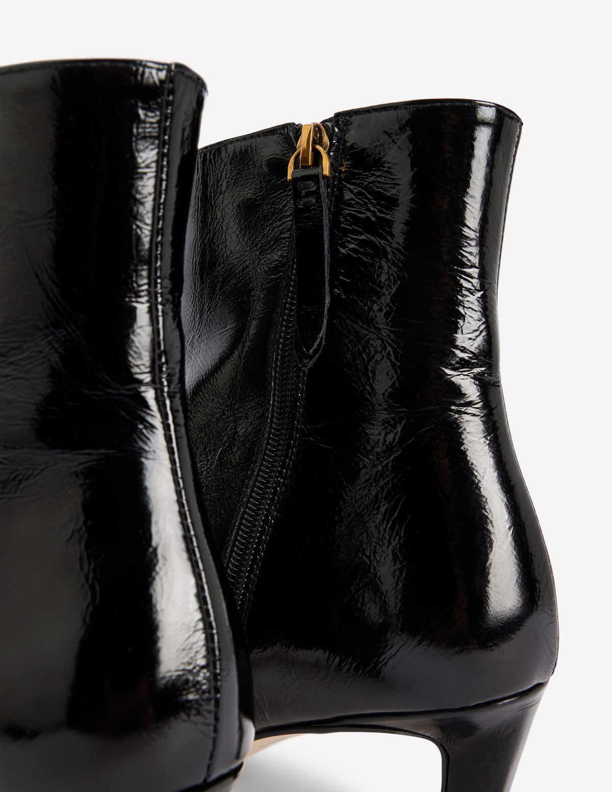 Stiefeletten mit geformter Zehenpartie-Schwarz - Image 4