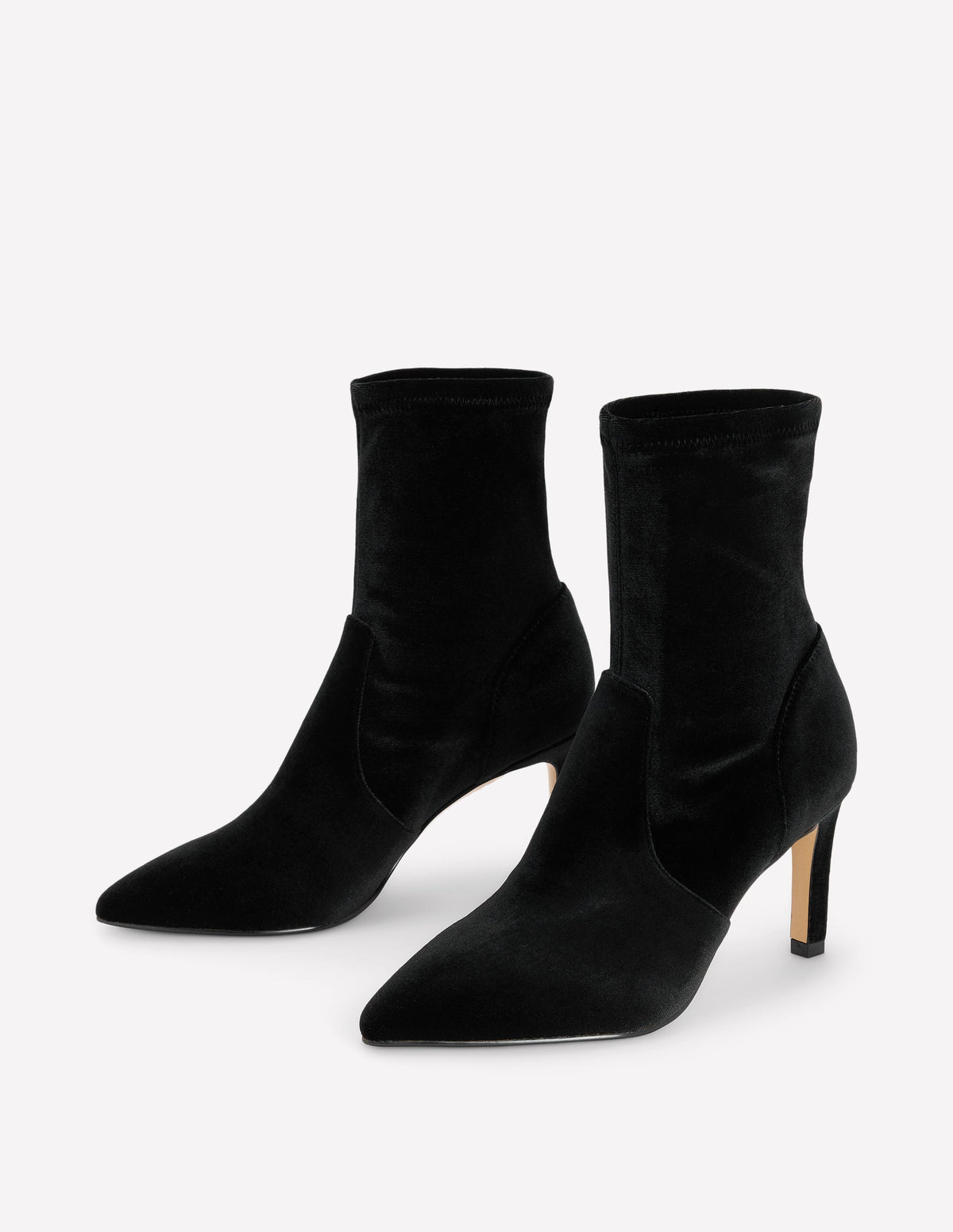 Bottines stretch-Velours noir - Image 3