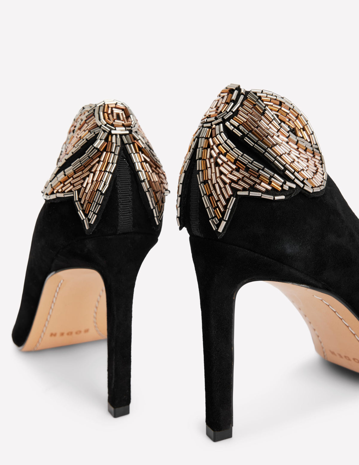 Verzierte Pumps-Schwarz-4