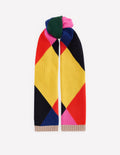 Strickschal-Bunt, Argyle-Muster
