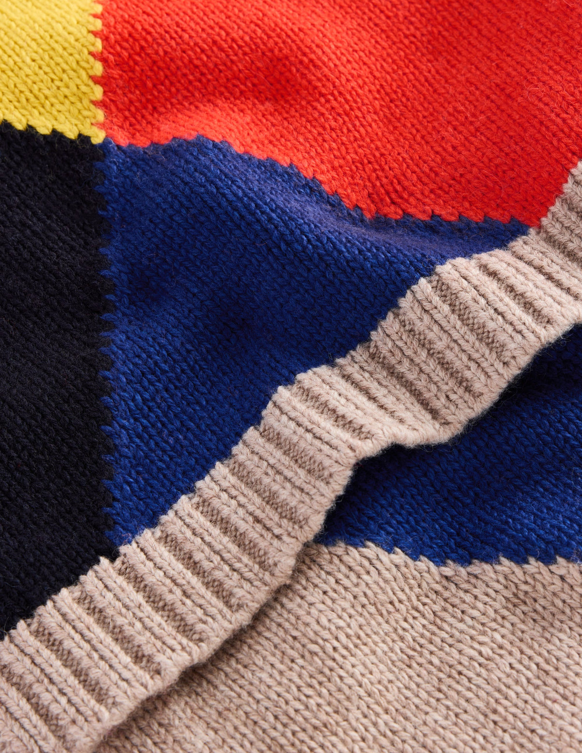 Strickschal-Bunt, Argyle-Muster - Image 3