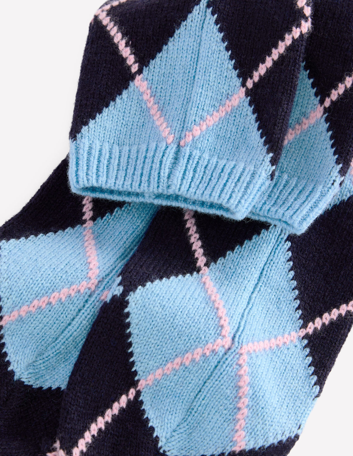 Kuschelige Stricksocken-Argyle-Muster - Image 3