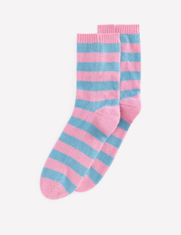 Kuschelige Stricksocken-Bunt