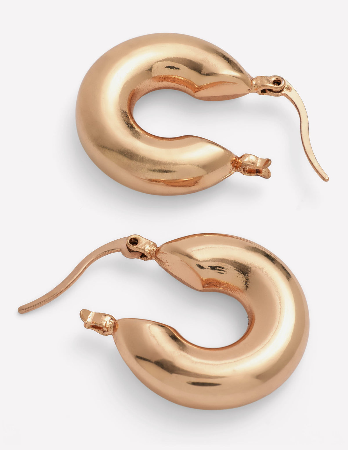 Kleine neue Creolen-Gold - Image 2