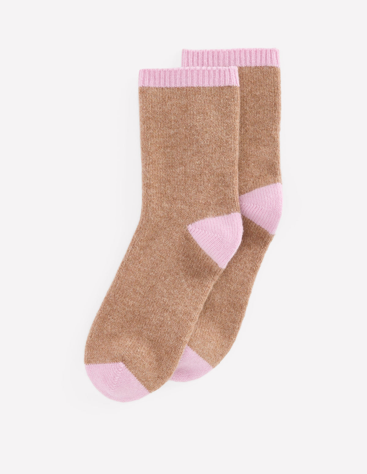 Kaschmir-Socken-Beige - Image 1
