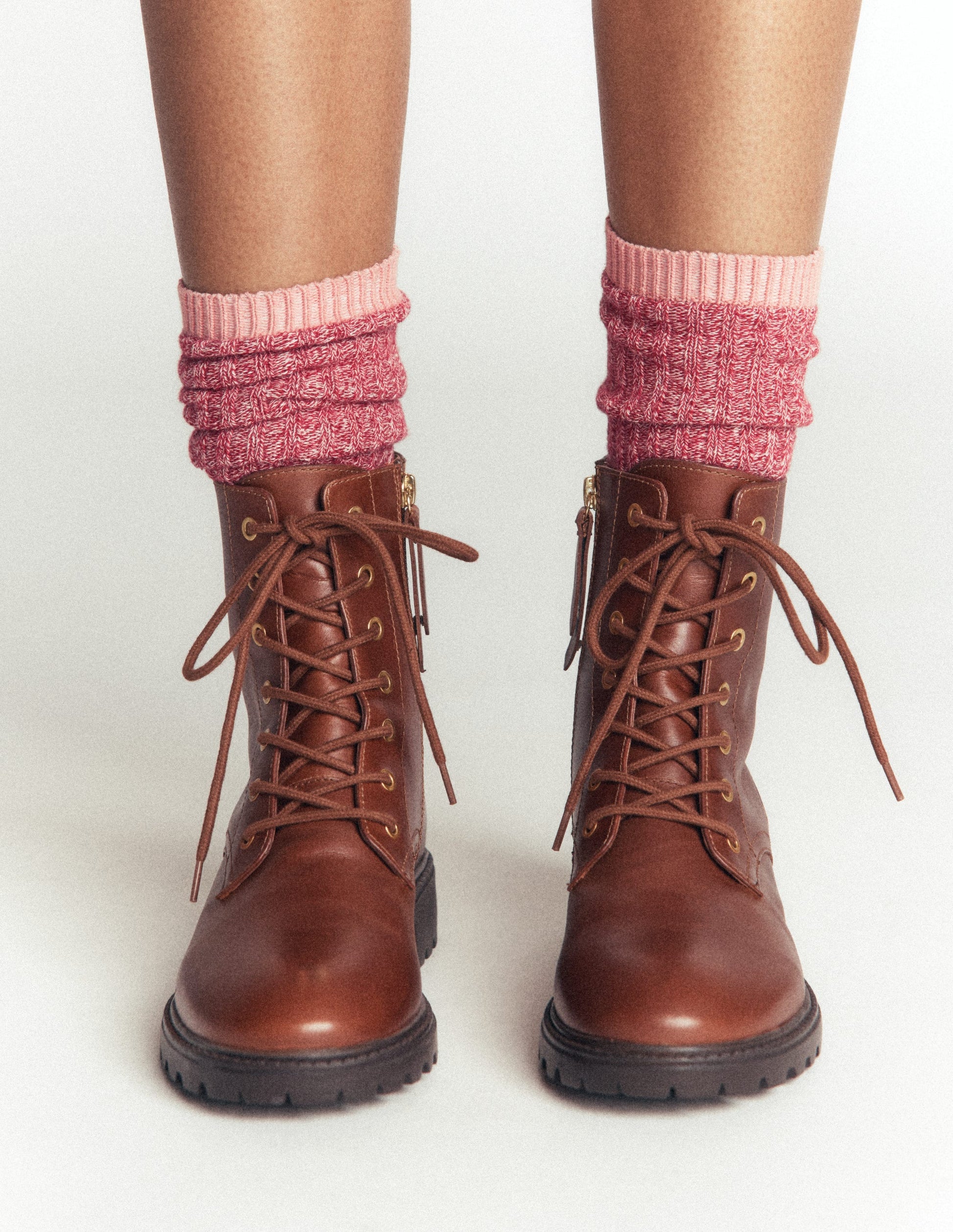 Kurze Rippstrick-Socken-Bunt-2