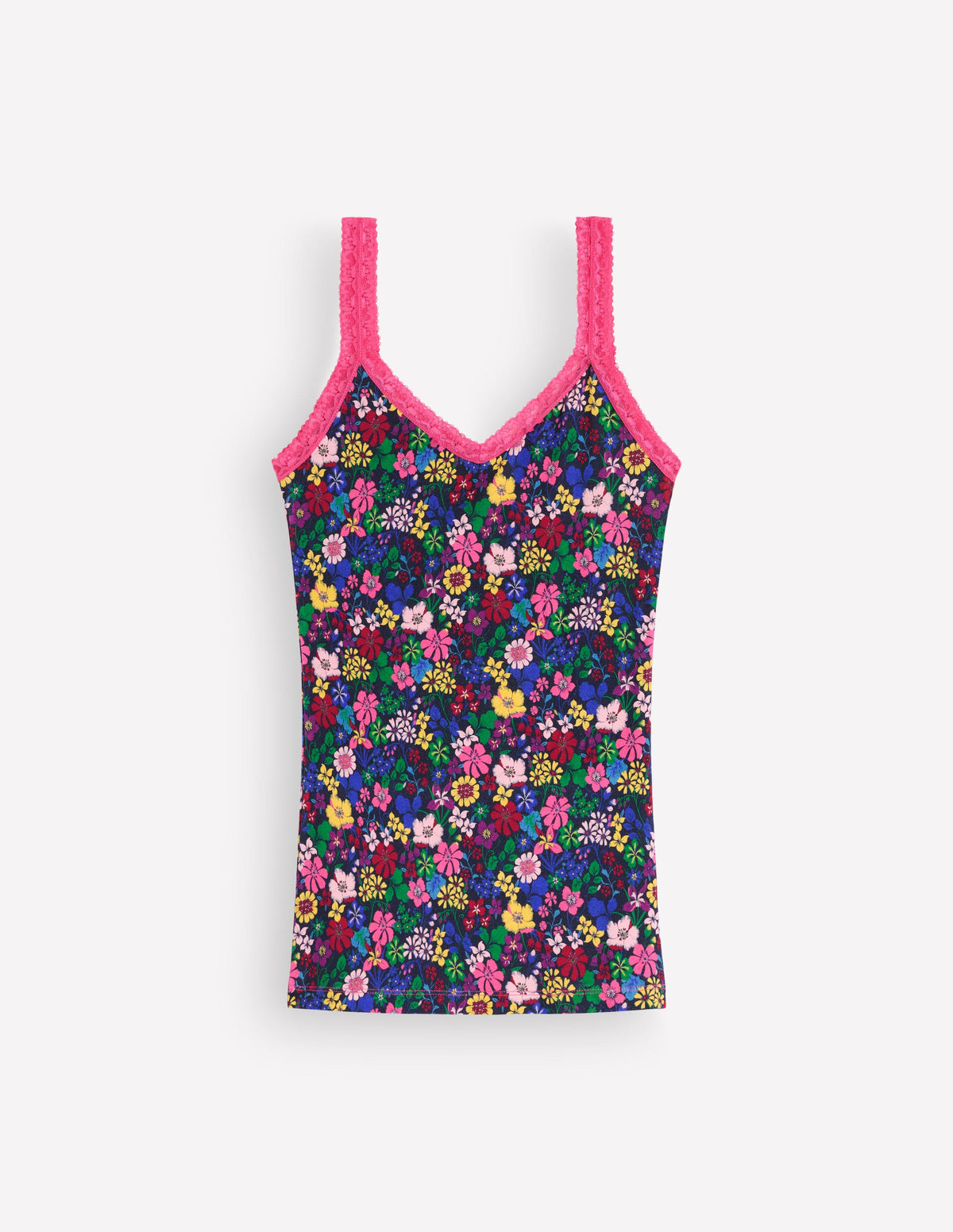 Stripe & Stare Camisole mit Spitze-Blühender Garten - Image 1
