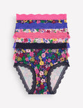 Stripe & Stare High Knickers-Mixed Florals Four Pack