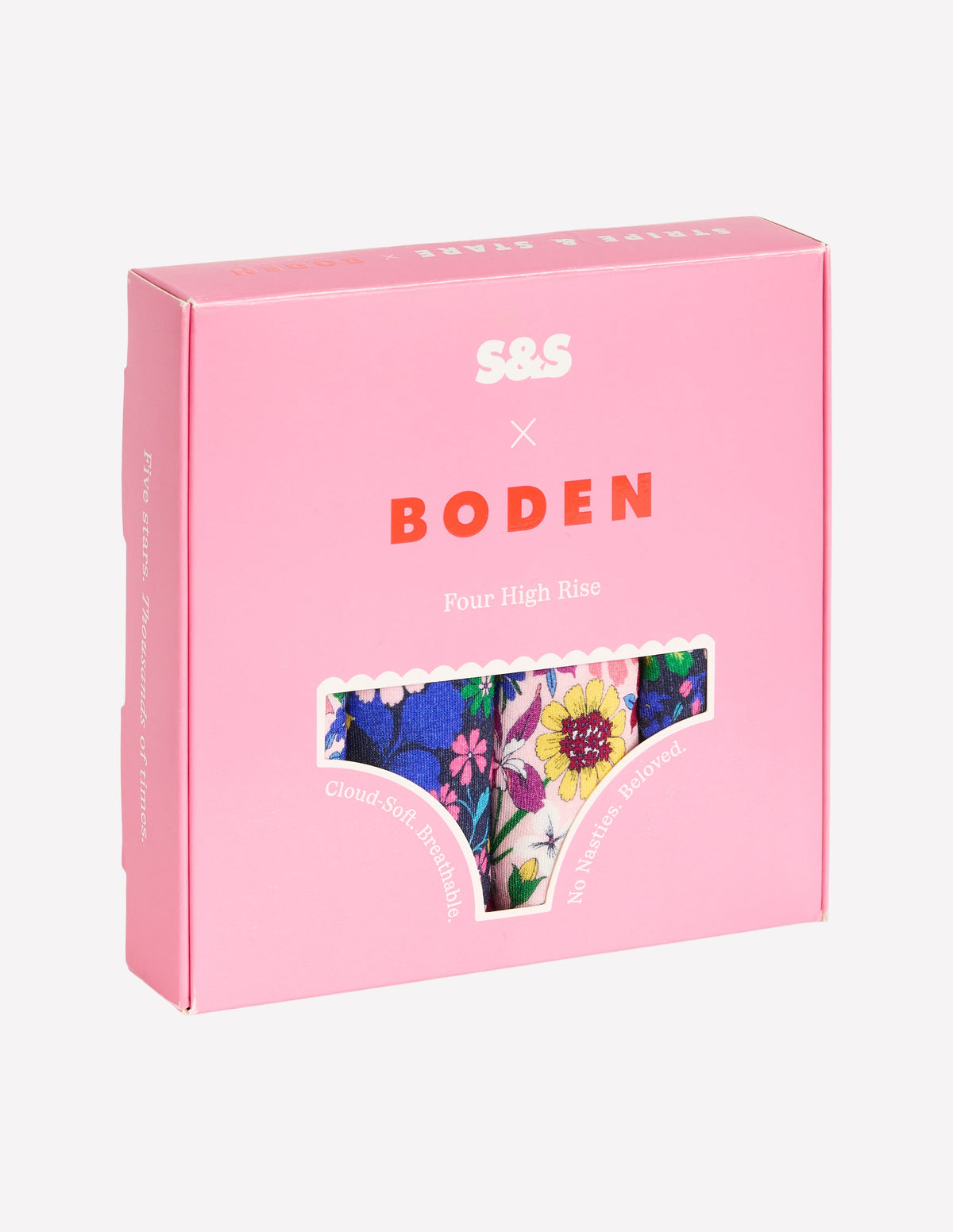 Stripe & Stare Slips-Streifen und Herzen im Viererpack-2
