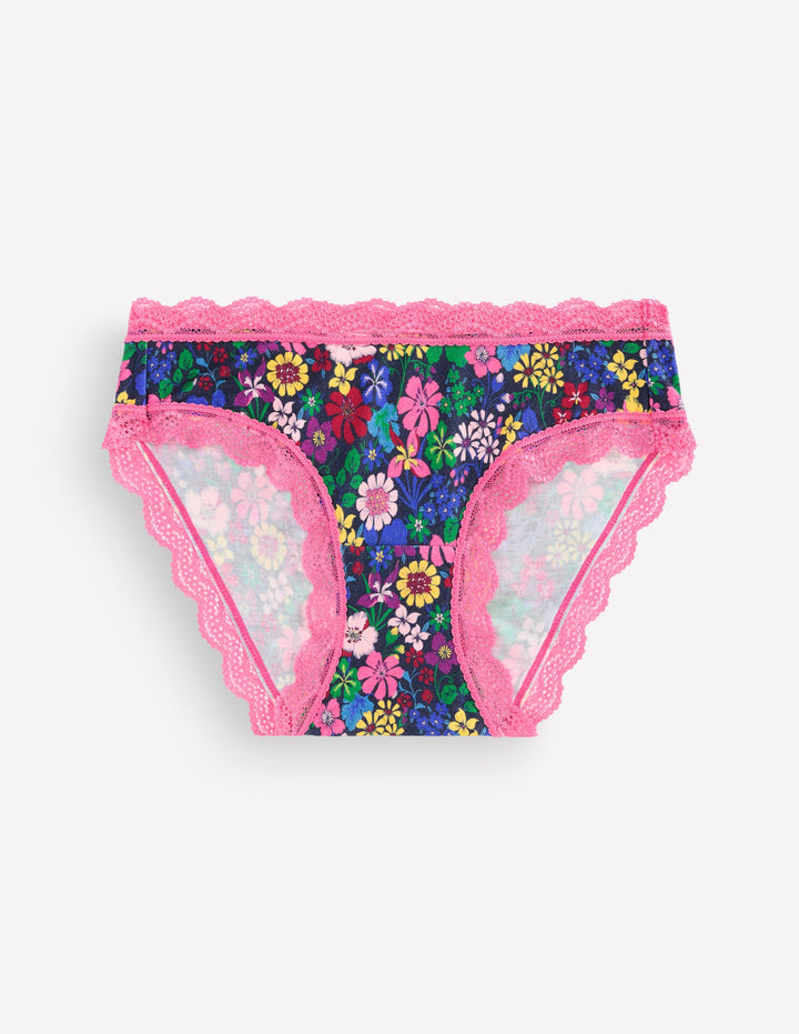 Stripe & Stare Einzelner Slip-Blumenmuster