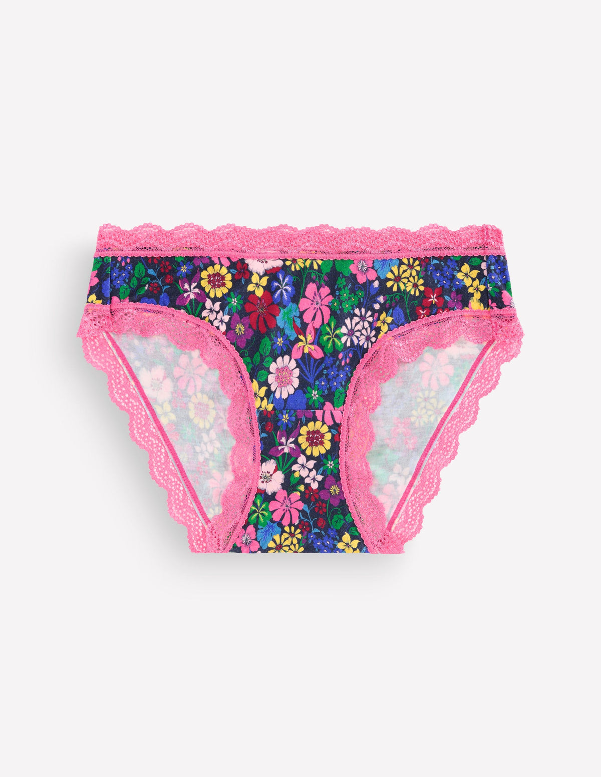 Einzelne Unterhose-Blumenmuster-1