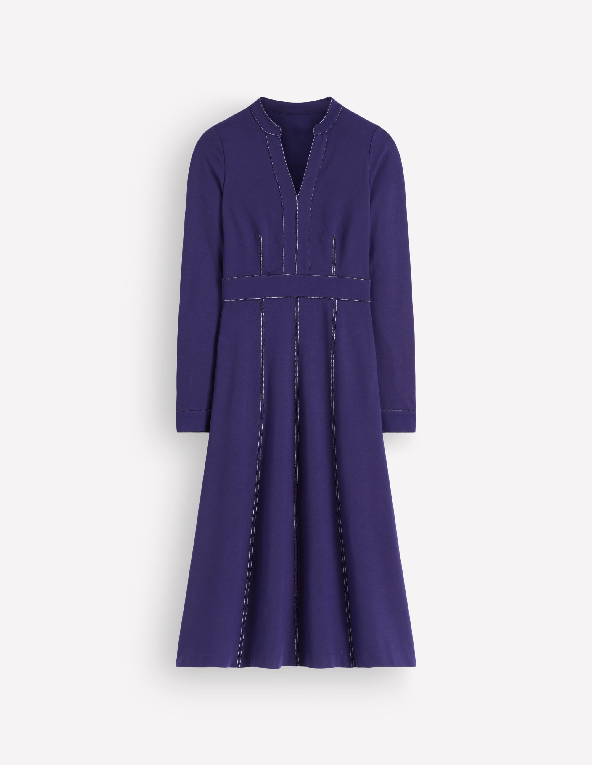 Alex Ponte-Midikleid in Kontrastfarben-Sternzeichen-Violett - Image 5