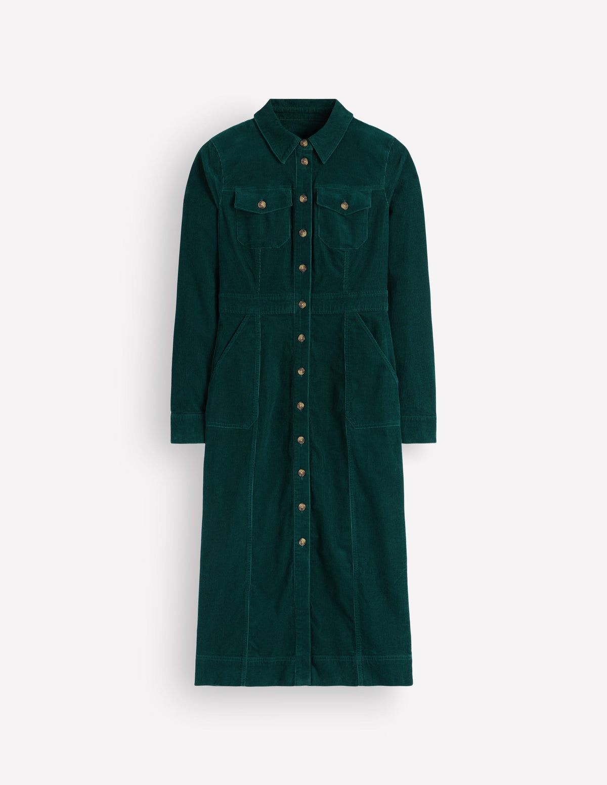Fleur Cord-Midikleid-Mitternachtsblaugrün-6
