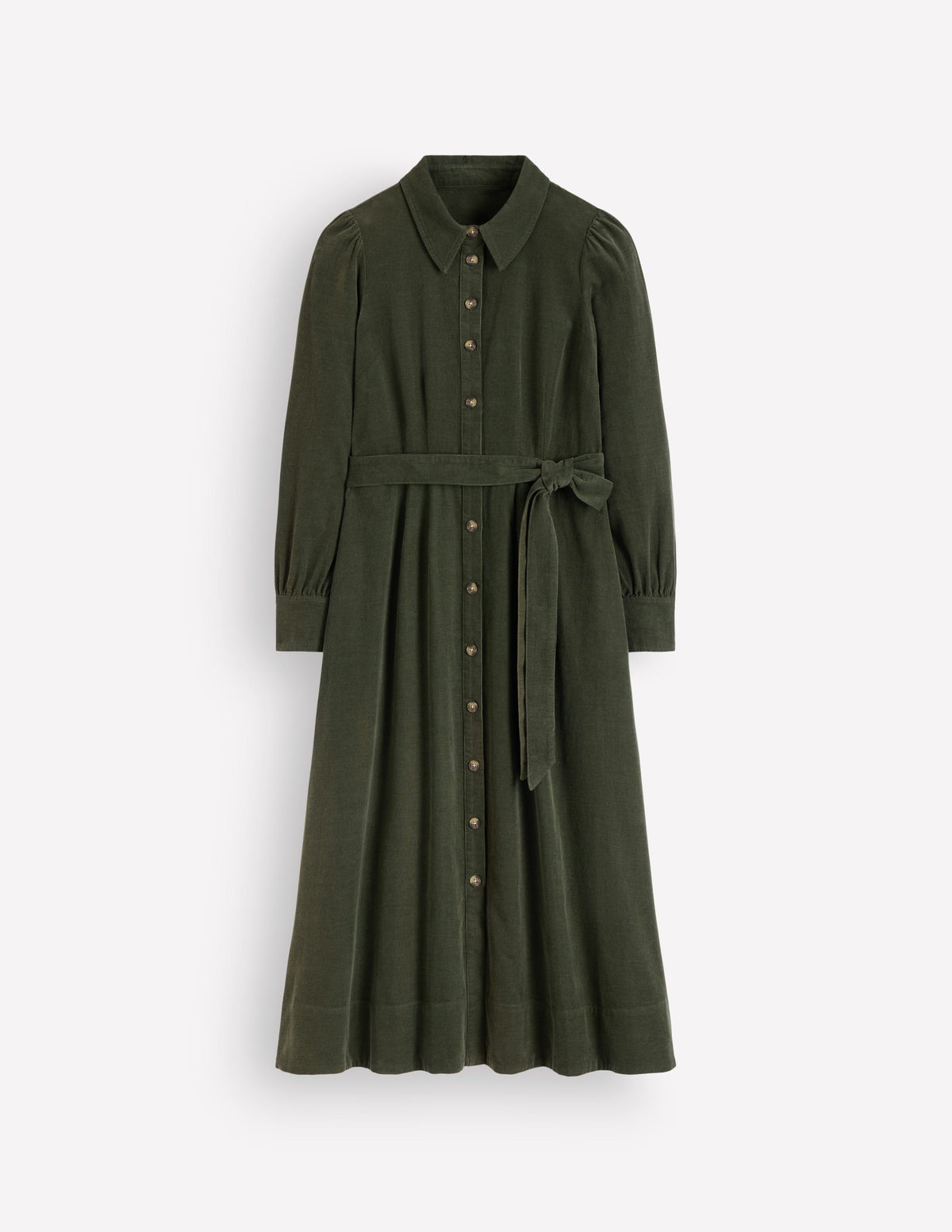 Robe-chemise midi Maeve en velours côtelé-Clairière - Image 5