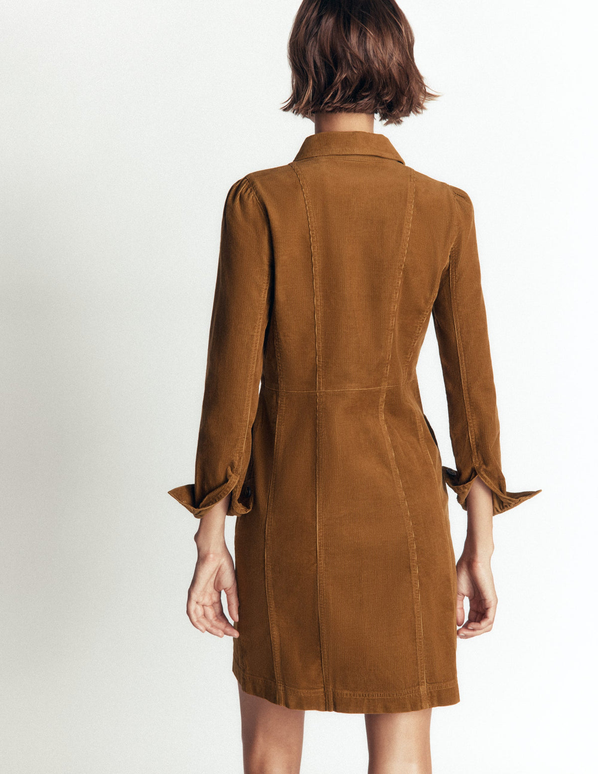 Rhoda Kurzes Cordkleid-Lebkuchen - Image 3