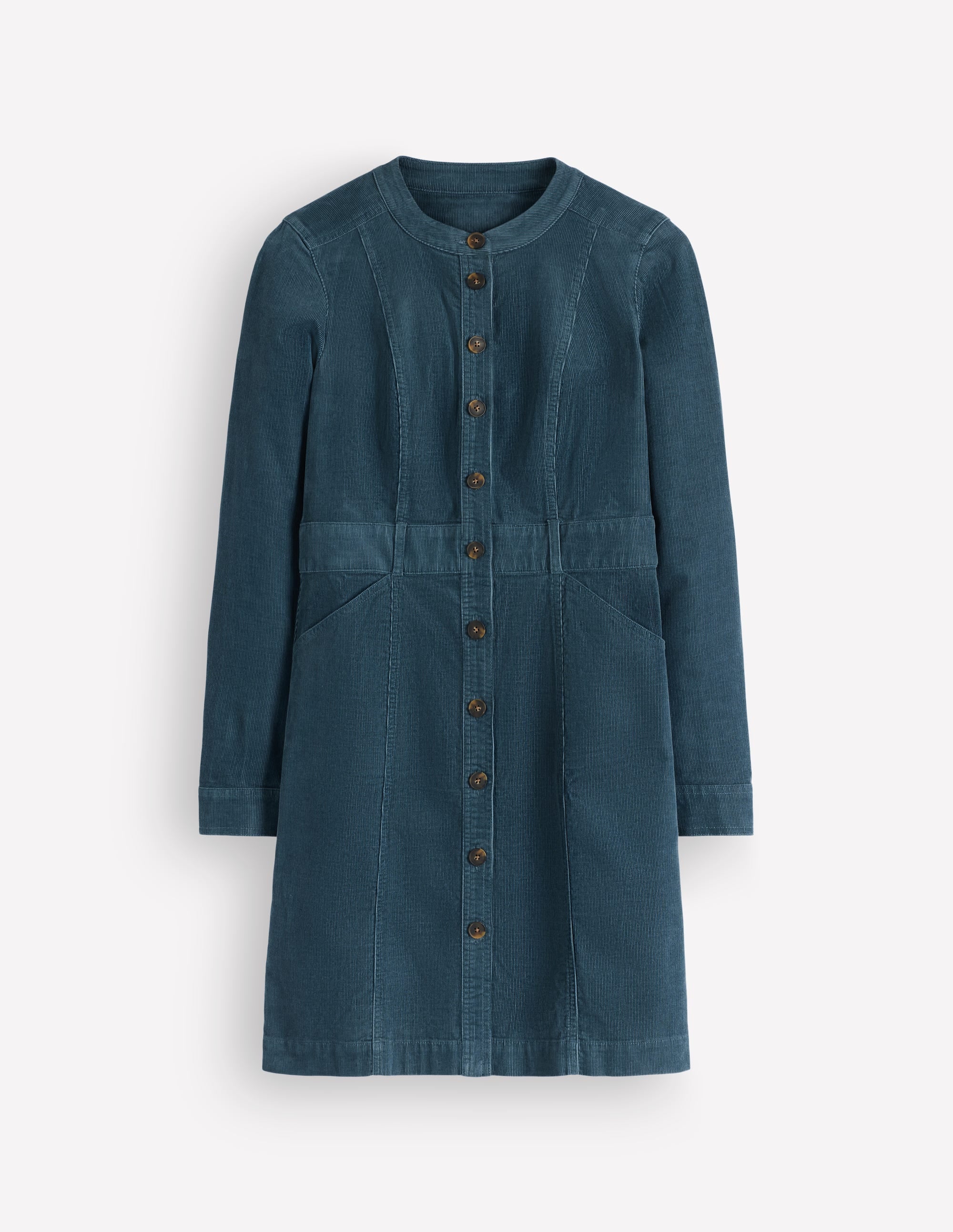 Robe courte Zara en velours côtelé-Bleu Orage - Image 5