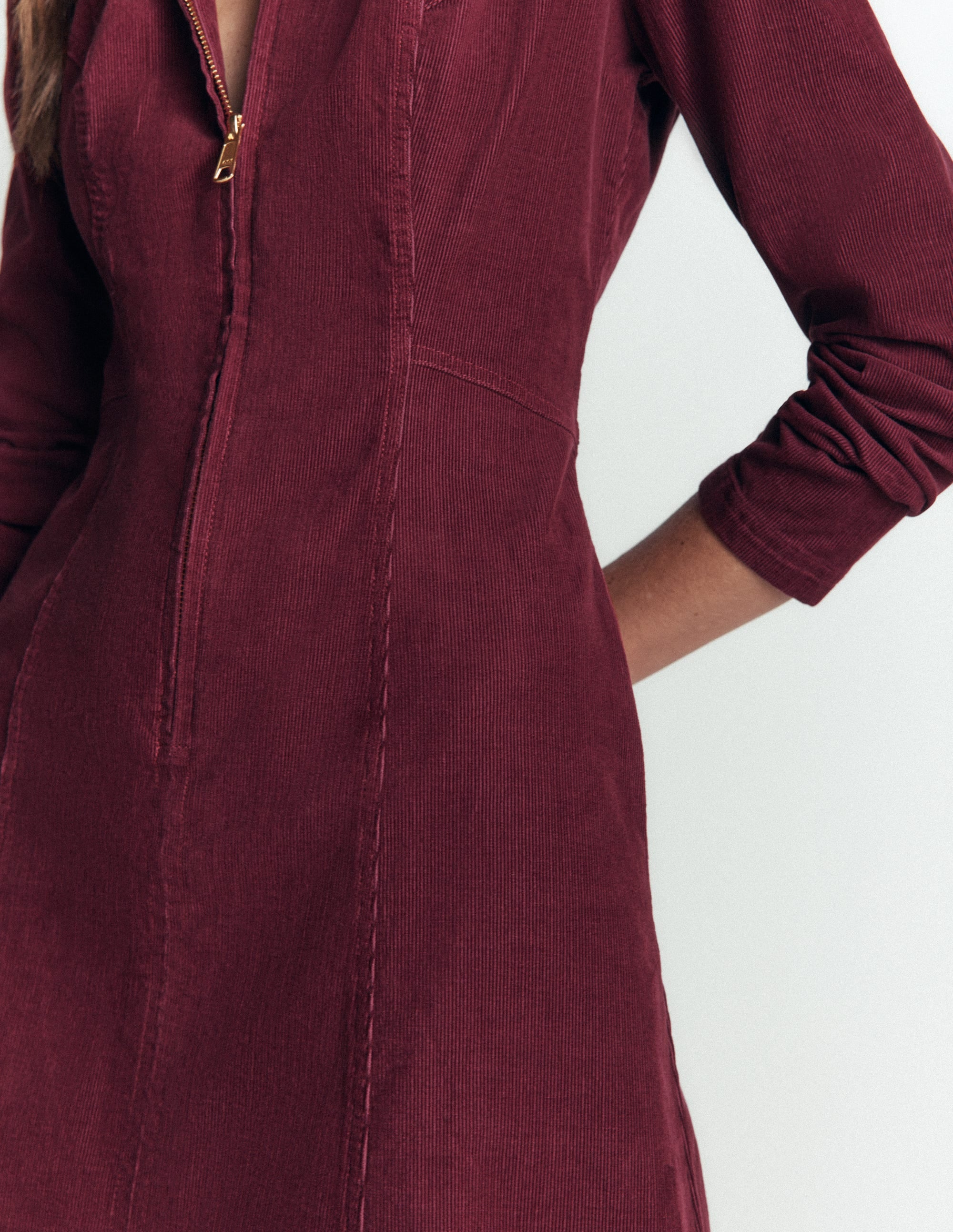 Una Cord-Midikleid-Violett Zaubertrank - Image 2