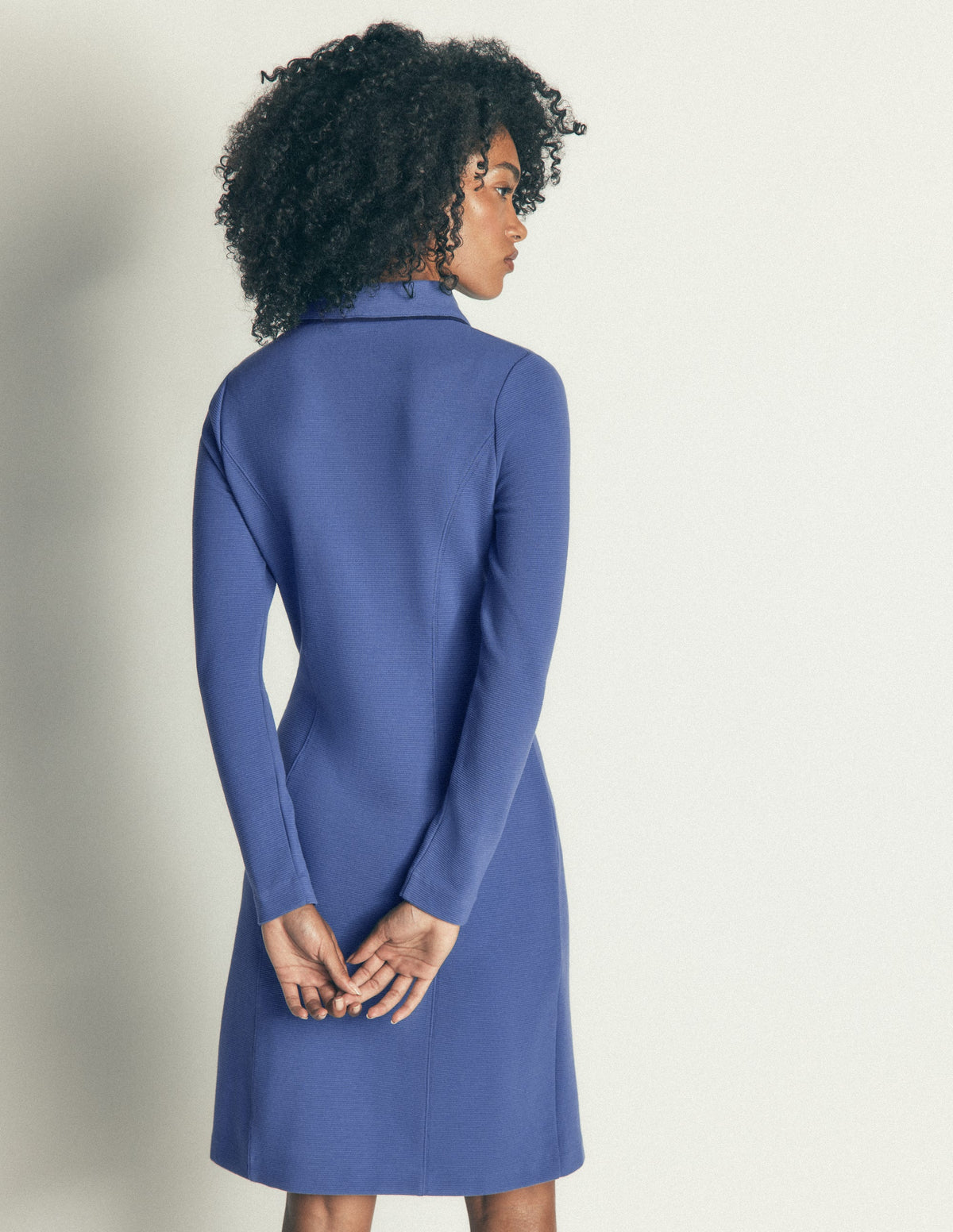 Catrin Ottoman-Etuikleid-Denim-Blau - Image 3