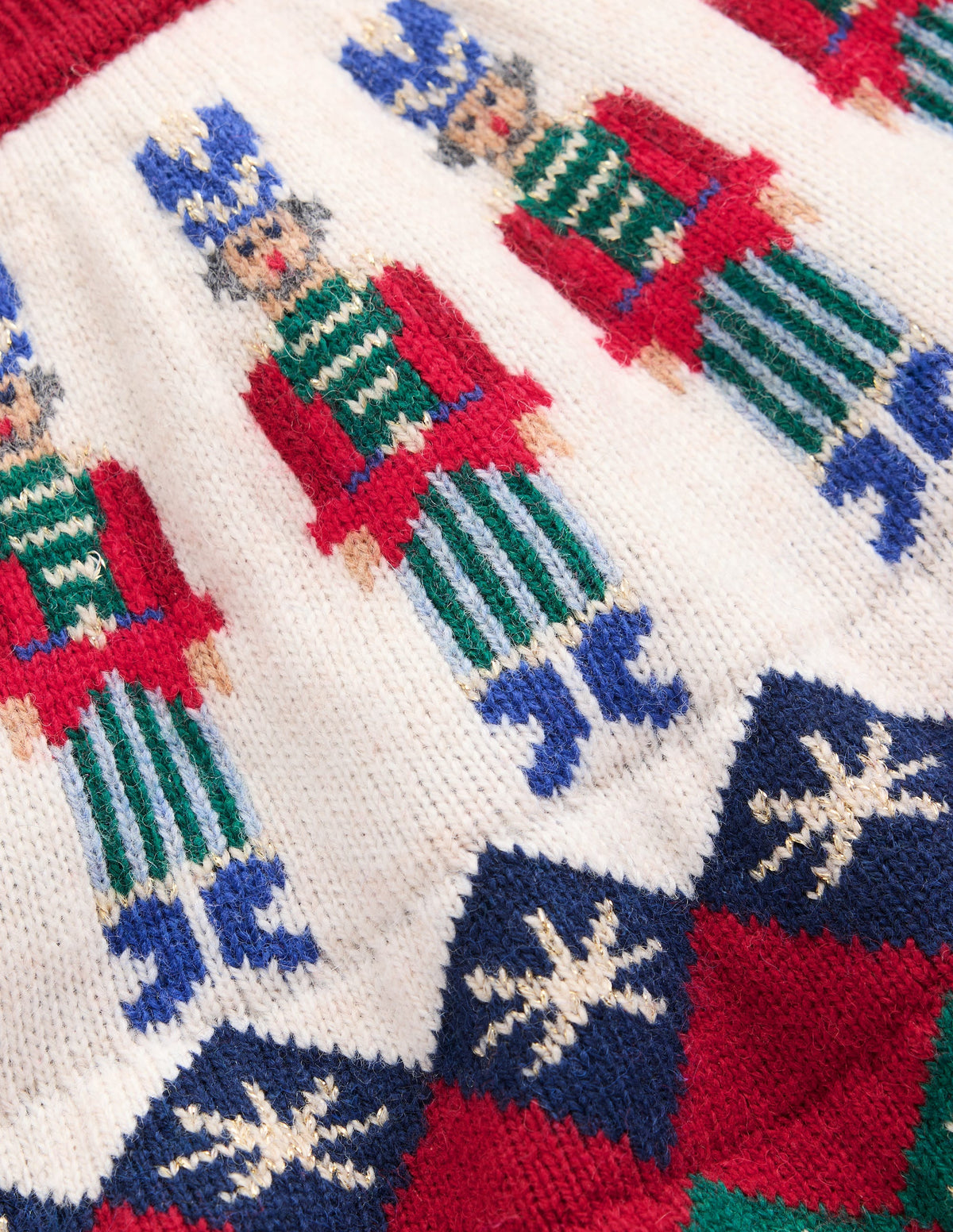 Edie Fair-Isle-Pullover-Rot Soldat Fair-Isle - Image 6