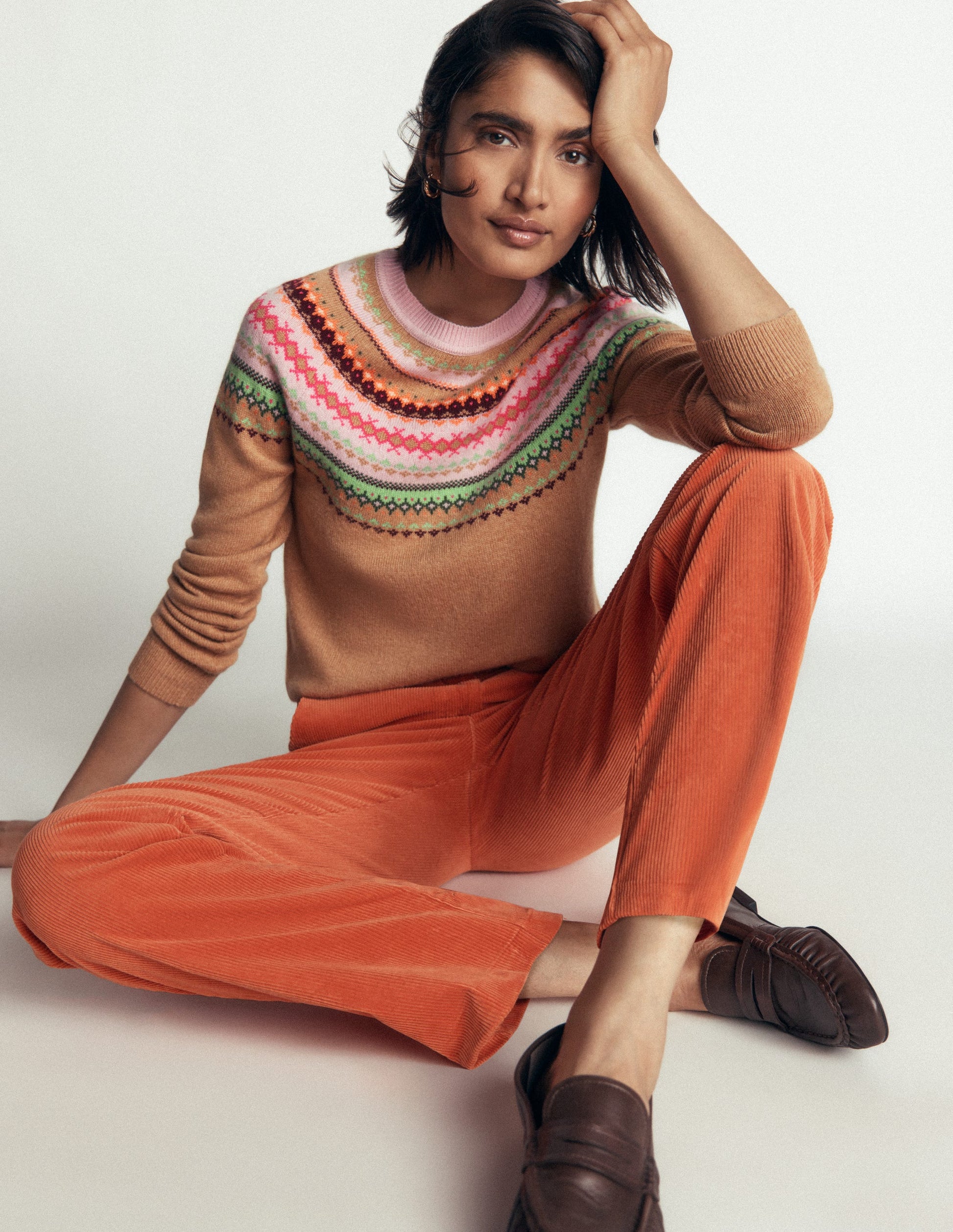 Edie Fair-Isle-Pullover-Camel Fair-Isle-1